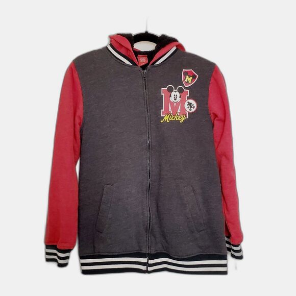 Disney Other - Disney Mickey Mouse Boys Hoodie Zip Front Size XL GUC